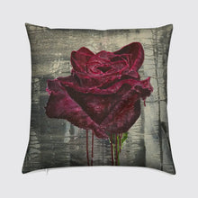  Crimson Rose Velvet Cushion Long Studio Design