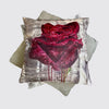 Crimson Rose Velvet Cushion Long Studio Design