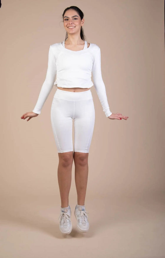 Crop Top - White numbatsport