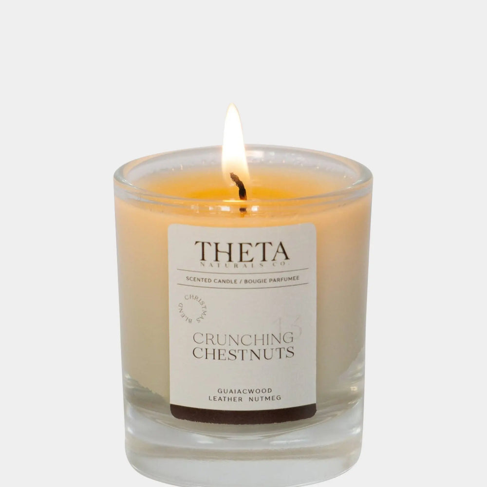 Crunching Chestnuts - Christmas Candle - Votive Theta Naturals Co