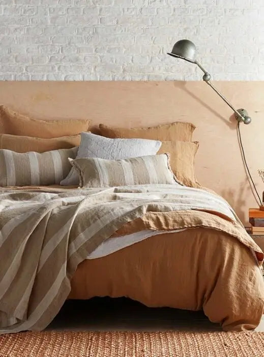 Cumin 100% Linen Bed Linen The Secret Linen Store