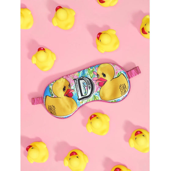 D for Duck Silk Eye Mask Jessica Russell Flint