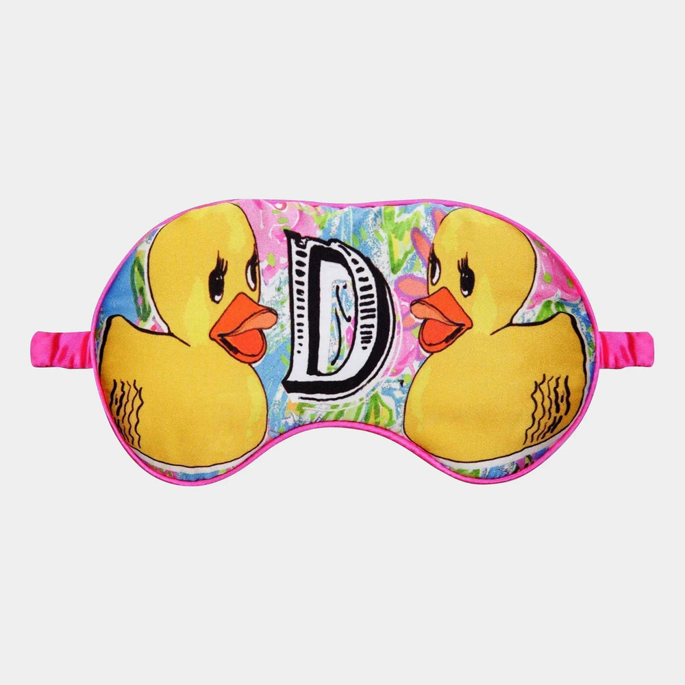 D for Duck Silk Eye Mask Jessica Russell Flint