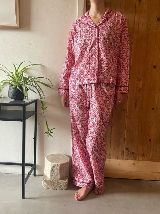 Paprika Pink Pyjama Trouser Set Madder & More