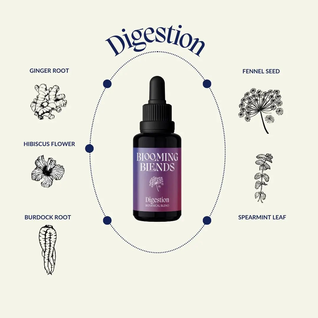 DIGESTION Herbal Tincture Blooming Blends