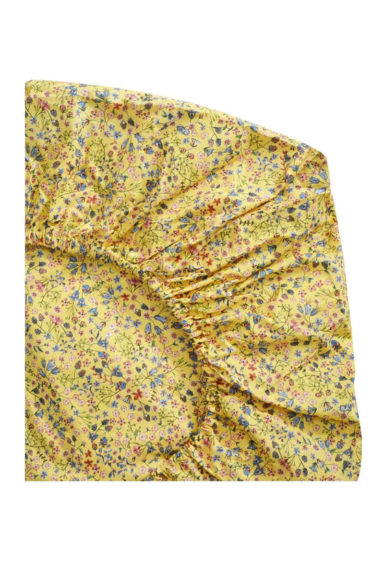 DONNA LEIGH YELLOW Liberty Fitted Sheet Coco & Wolf