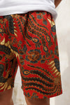 Men's Batik Cotton Shorts