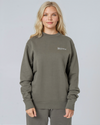 Womens Organic Cotton Relaxed-Fit Sweatshirt in Natural Cotton