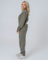 Womens Organic Cotton Relaxed-Fit Sweatshirt in Natural Cotton