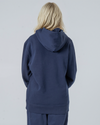 Eucalyptus Green Womens Organic Cotton Relaxed-Fit Hoodie