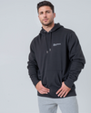 Eucalyptus Green Mens Organic Cotton Relaxed-Fit Hoodie