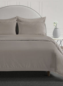  Simply Taupe Brookshire Percale Duvet Cover