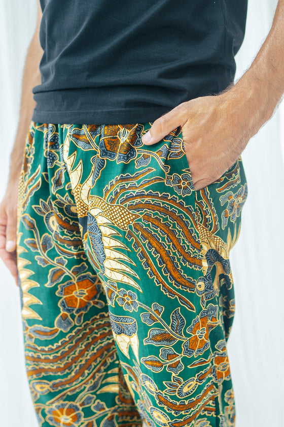 Men’s Cotton Batik Trousers in Multiple Colours Wear the World