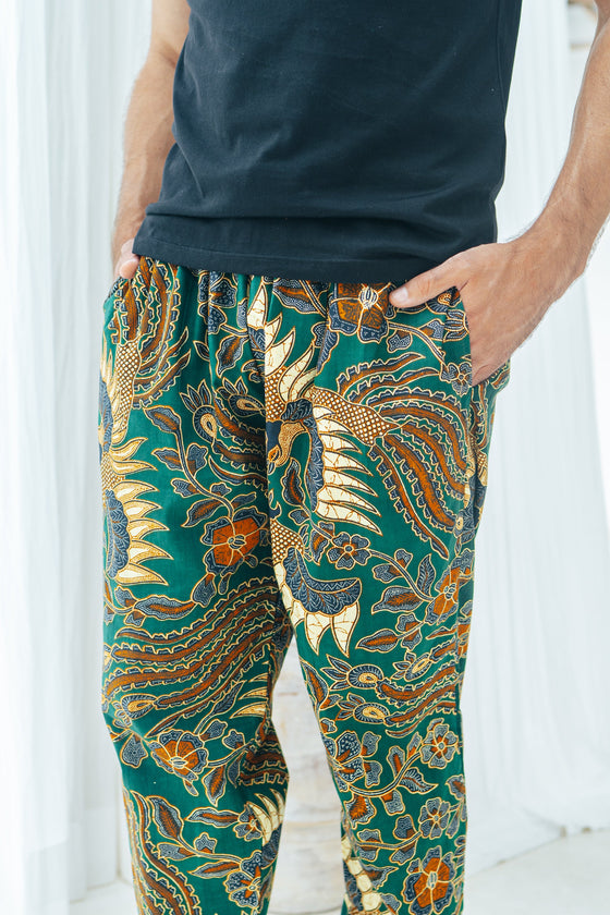 Men’s Cotton Batik Trousers in Multiple Colours Wear the World