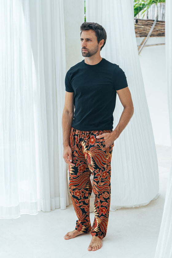 Men’s Cotton Batik Trousers in Multiple Colours Wear the World