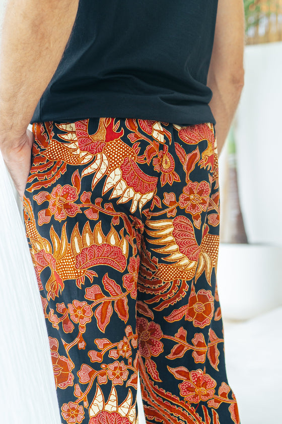 Men’s Cotton Batik Trousers in Multiple Colours Wear the World