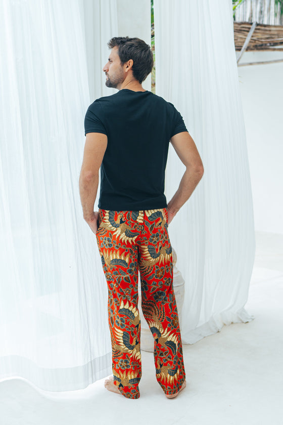 Men’s Cotton Batik Trousers in Multiple Colours Wear the World