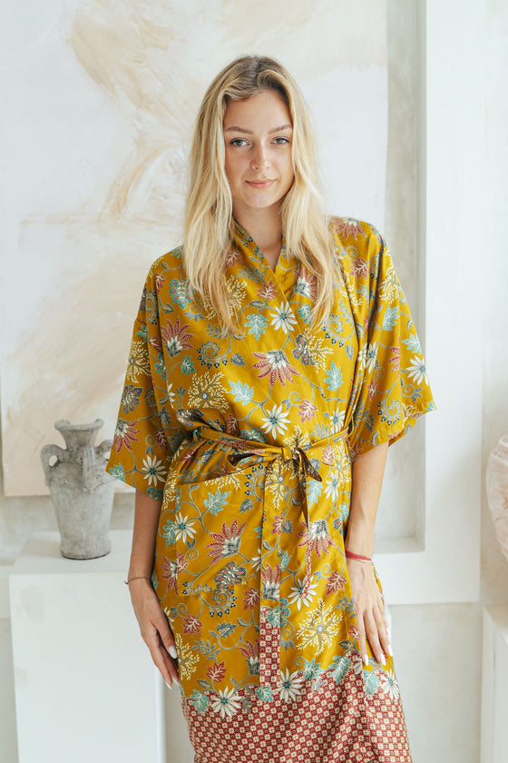 Kimono Robe in Gold