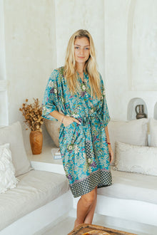  Turquoise Kimono Robe Wear the World