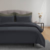 800 Thread Count Grand Splendour LUXE - Graphite Grey with Sage Green Bedding Set