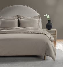  800 Thread Count Egyptian Cotton Grand Splendour Lux Buttery Smooth Duvet Cover - Simply Taupe