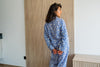 Khushi Powder Blue Block Print Pyjamas