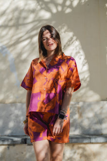  Ashna Bold Floral Print Cotton Pyjamas