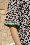 Leopard Print Cotton Pyjamas Shorts Set