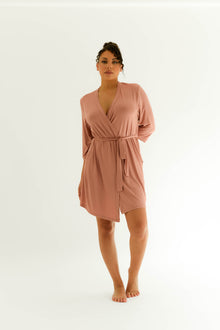  Dusk Sophia Bamboo Robe Made Wright London