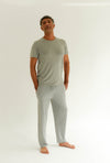 Grey Josh Bamboo Pyjama Trouser Set