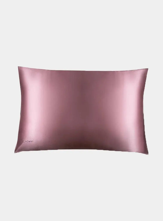 Damask Rose Silk Pillowcase Drowsy Sleep Co