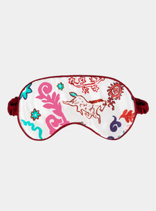  Silk Eye Mask / "Danpatch" Jessica Russell Flint