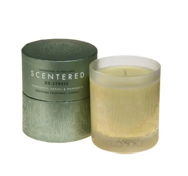 De-Stress Aromatherapy Candle Scentered