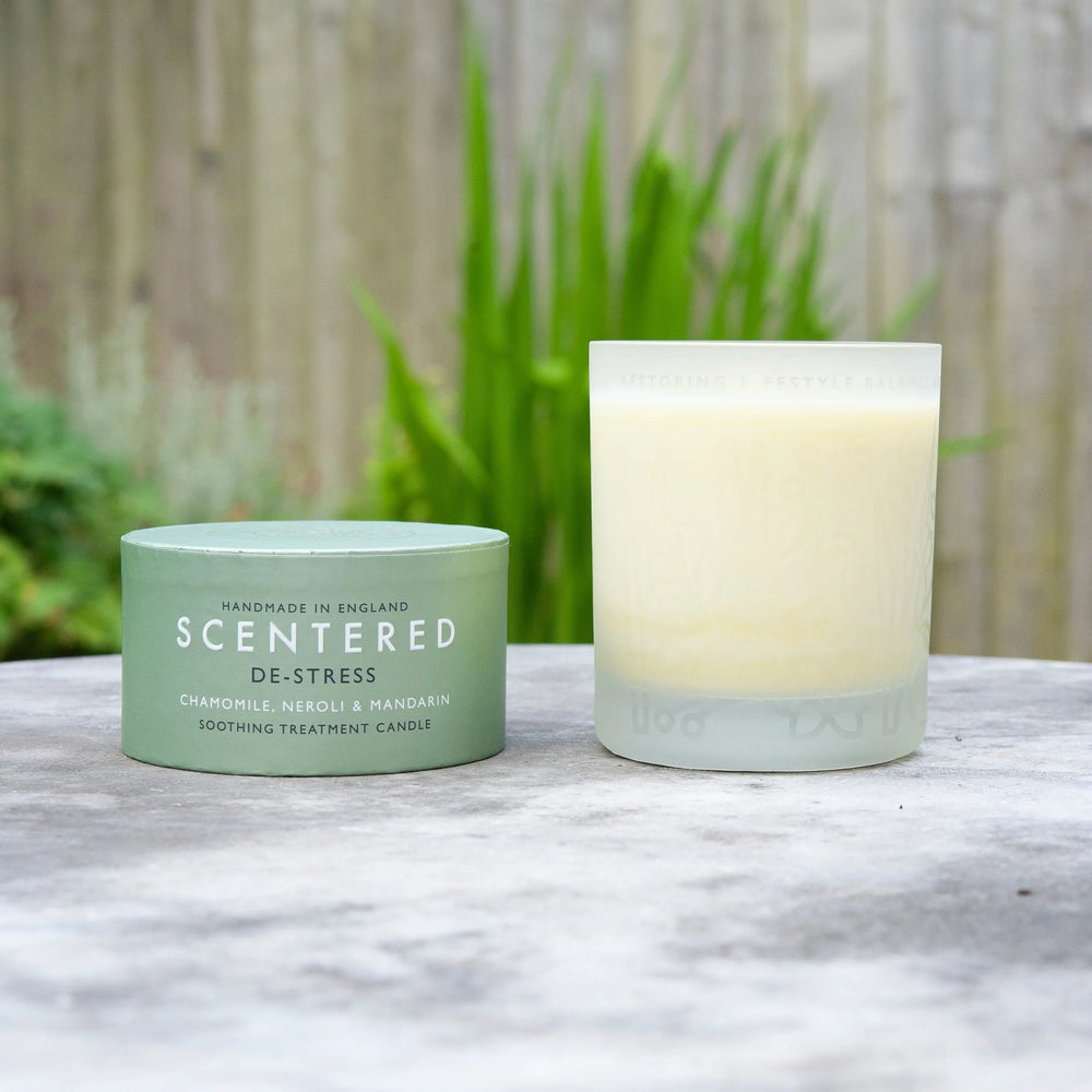 De-Stress Aromatherapy Candle Scentered