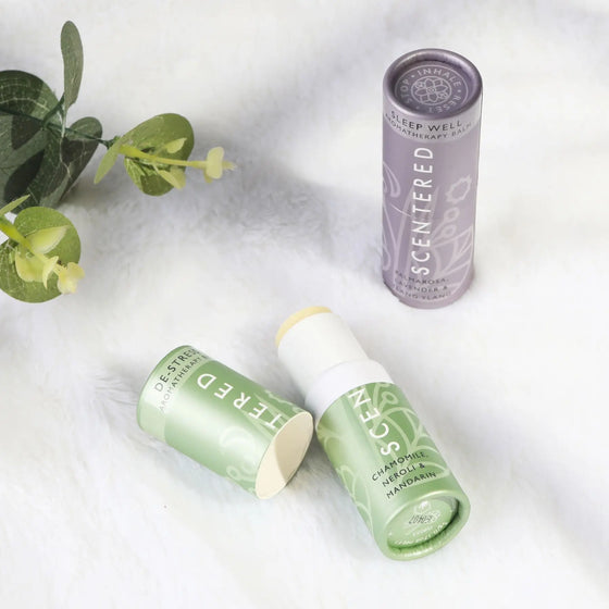 De-Stress & Sleep Well Aromatherapy Balm Duo Scentered