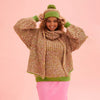 Debbie Twist High Neck Knitted Jumper - Olive Green Cara & The Sky