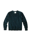 Deep Sea Green Organic Velour Raglan Jumper Planet Loving Company