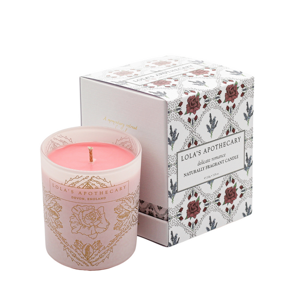 Delicate Romance Naturally Fragrant Candle Lola's Apothecary