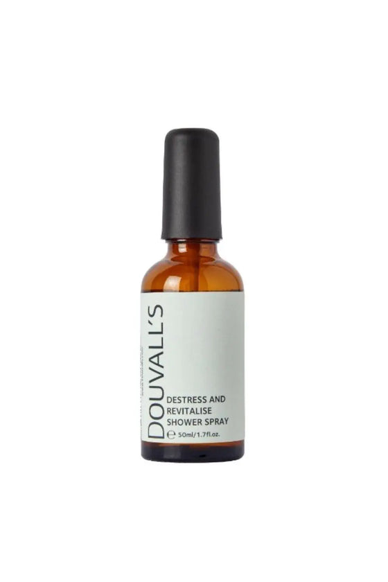 Destress and Revitalise Organic Natural Shower Spray 50ml | Uplifting Citrus Scent for a Spa-Like Shower Experience Douvalls Beauty