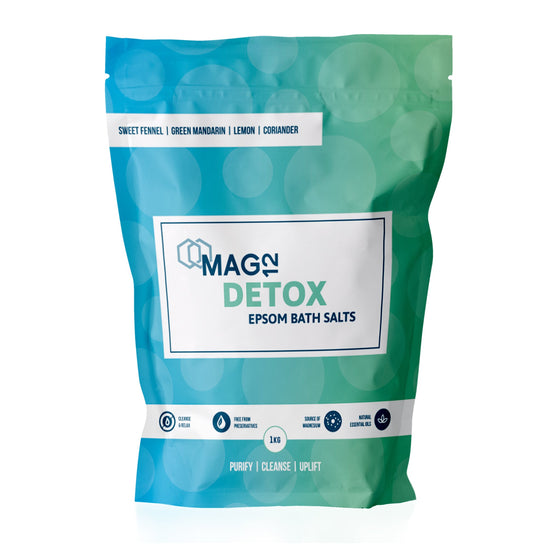 Detox Epsom Bath Salts With Sweet Fennel, Green Mandarin, Lemon & Coriander 1kg MAG12