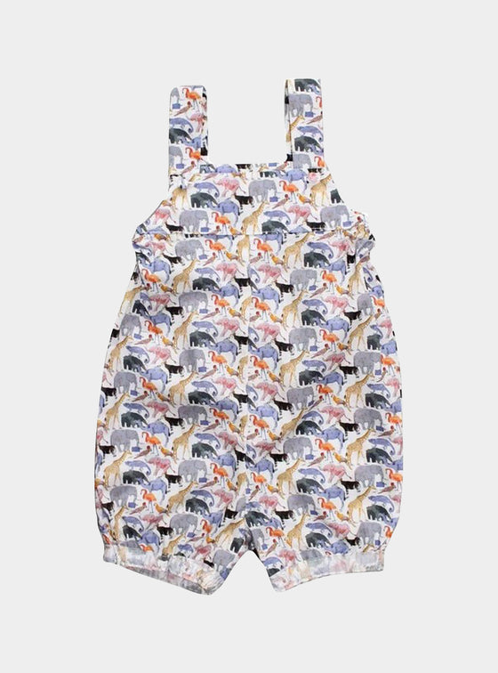 QUEUE for the ZOO YELLOW Liberty Dillan Romper