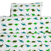 Dinosaurs Toddler Cot Bed Duvet Set Lulu and Nat