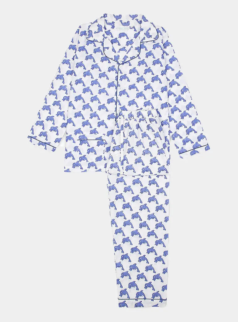 Dolphin Women's Cotton Pyjamas Moochic