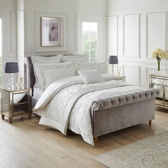 Dorma Acanthus Jacquard Bedspread Dunelm