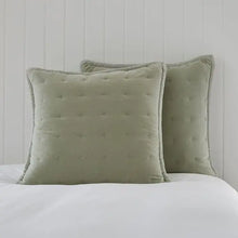  Dorma Adeena Green Continental Pillowcase Dunelm