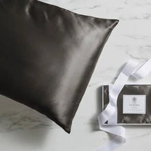  Dorma Grey Silk Pillowcase Dunelm