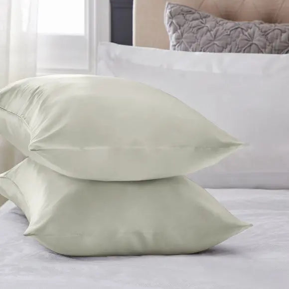 Dorma Ivory Silk Pillowcase Dunelm