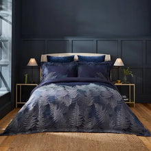  Dorma Navy Winter Fern Duvet & Pillowcase Set Dunelm