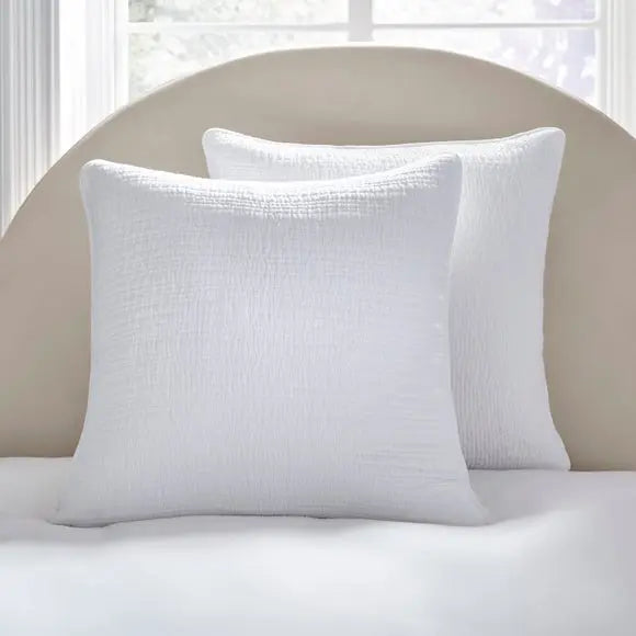 Dorma Purity Chilton 100% Cotton Continental Pillowcase Dunelm