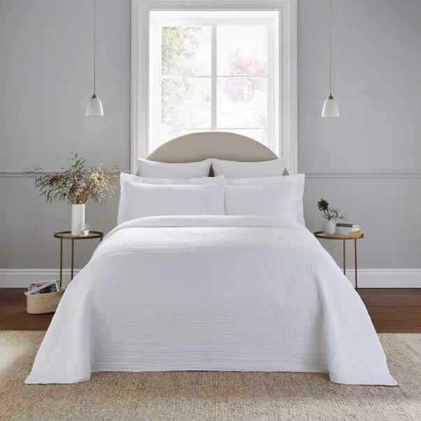 Dorma Purity Chilton Bedspread Dunelm